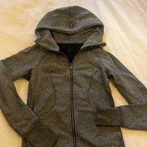 Lululemon Grey Scuba Full-Zip Hoodie